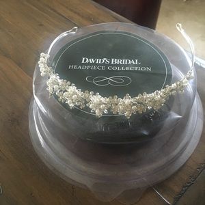 David’s Bridal Headpiece collection silver tiara